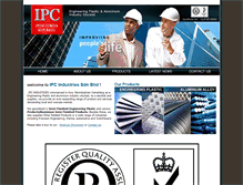 Tablet Screenshot of ipcindustries.com